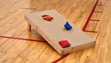 Cornhole tournament of the Ebbs folk dance group
