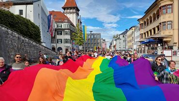 Perlenpride - Demo und Prideparade
